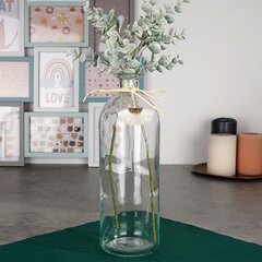 Декоративная стеклянная ваза, 26 см цена и информация | Vaasid | kaup24.ee