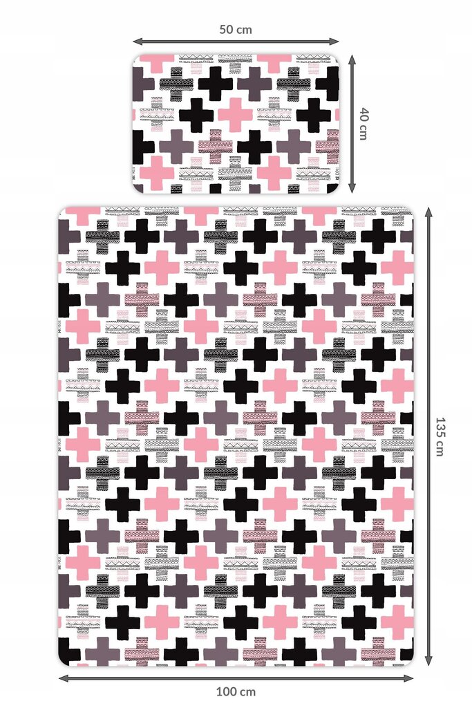 Voodipesukomplekt 100 x 135/40 x 50cm цена и информация | Beebide ja laste voodipesu | kaup24.ee