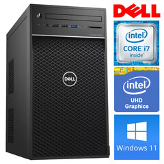 DELL 3630 Tower i7-8700K 8GB 512SSD M.2 NVME+1TB WIN11Pro hind ja info | Lauaarvutid | kaup24.ee