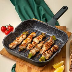 Grillpann, 28x28 cm цена и информация | Cковородки | kaup24.ee