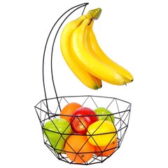 Корзина для фруктов Vilde, черная цена и информация | Столовые и кухонные приборы | kaup24.ee