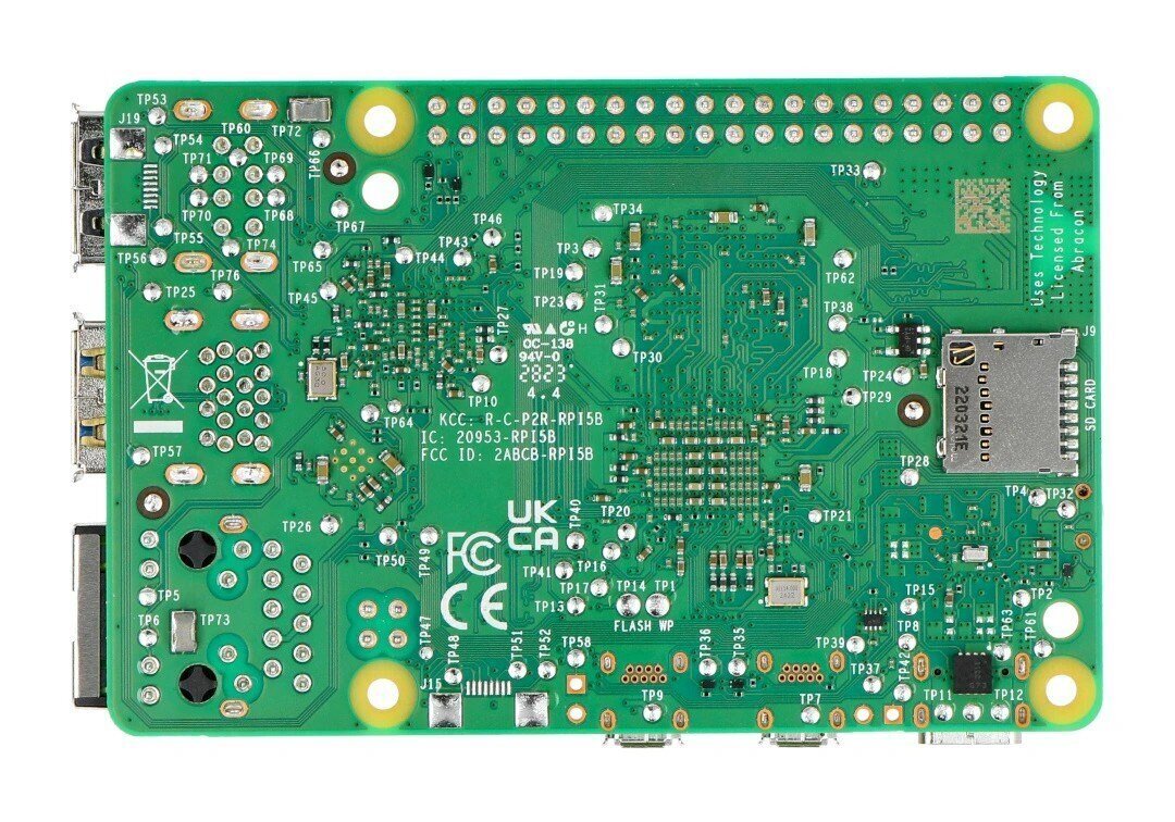 Raspberry Pi 5 BCM2712 2.4GHz 4GB цена и информация | Robootika, konstruktorid ja tarvikud | kaup24.ee