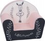 Laste tugitool Delsit, 51x33x42 cm, roosa цена и информация | Lastetoa kott-toolid, tugitoolid ja tumbad | kaup24.ee
