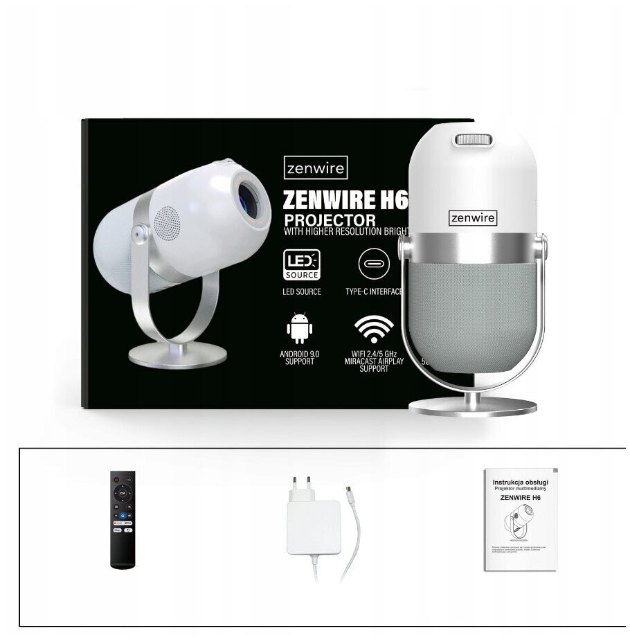 Zenwire H6 360 цена и информация | Projektorid | kaup24.ee
