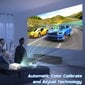 Mini WiFi projektor Kaasaskantav Full HD Bluetooth projektor telefonile 4500 lm 1500:1 HDMI USB LED Zenwire e450s цена и информация | Projektorid | kaup24.ee