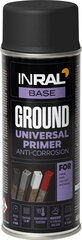 Korrosioonivastane Krunt Inral Ground RAL9003, must, matt, 400 ml цена и информация | Краска | kaup24.ee