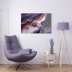 Картина из закаленного стекла Фиолетовый мрамор цена и информация | Картины, живопись | kaup24.ee
