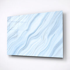Картина из закаленного стекла Синий мрамор цена и информация | Картины, живопись | kaup24.ee