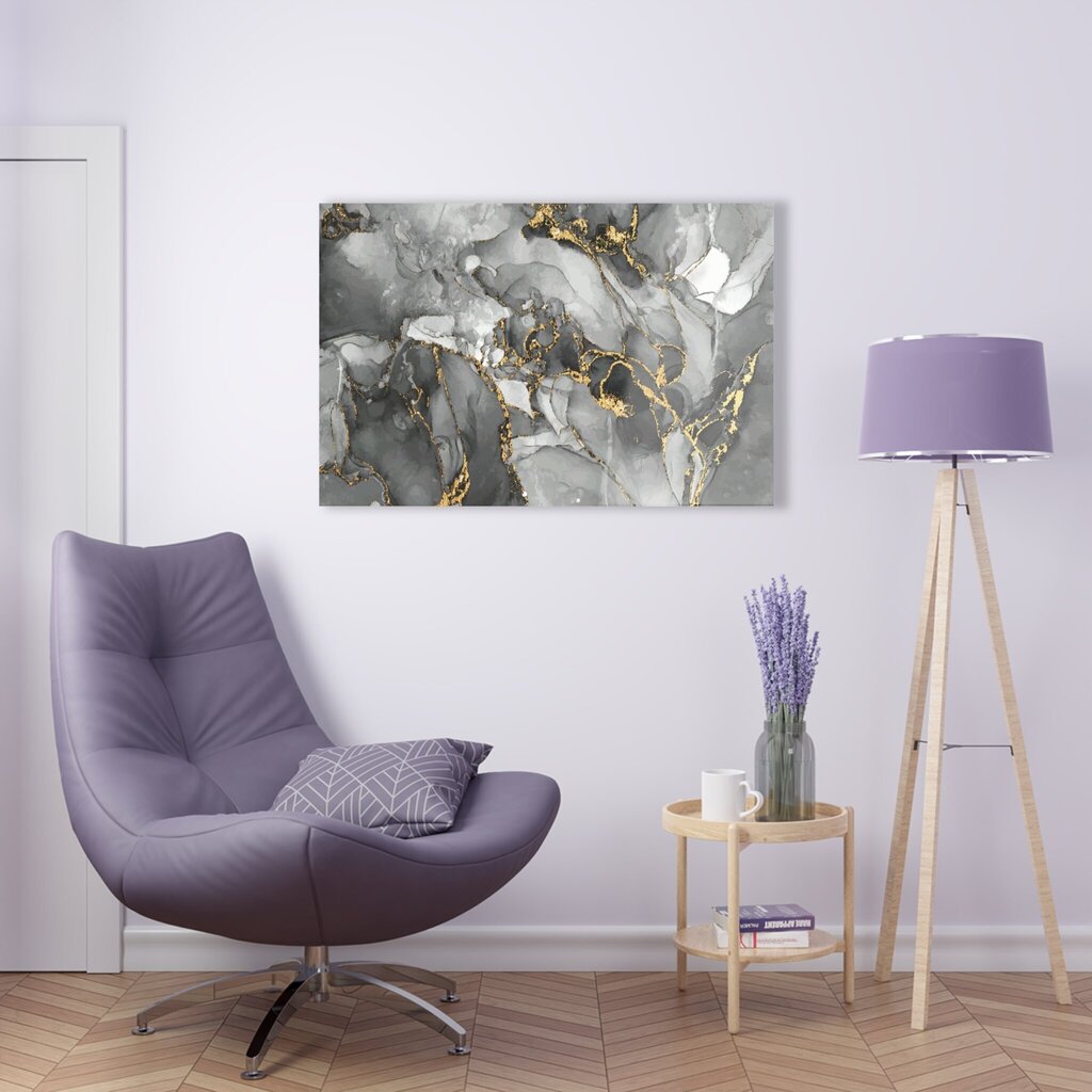 Karastatud klaasist pilt hall marmor hind ja info | Seinapildid | kaup24.ee