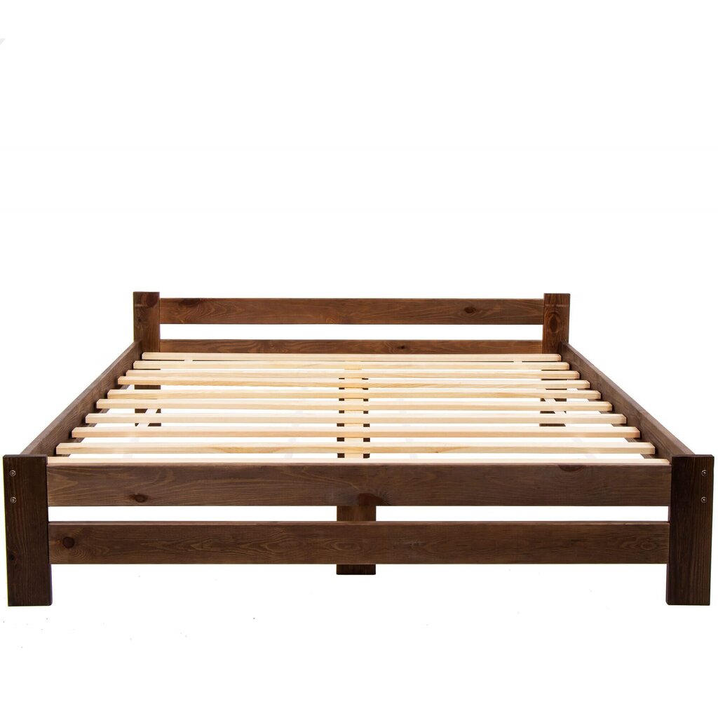 Puidust kaheinimesevoodi Springos BD001 200x160 cm hind ja info | Voodid | kaup24.ee