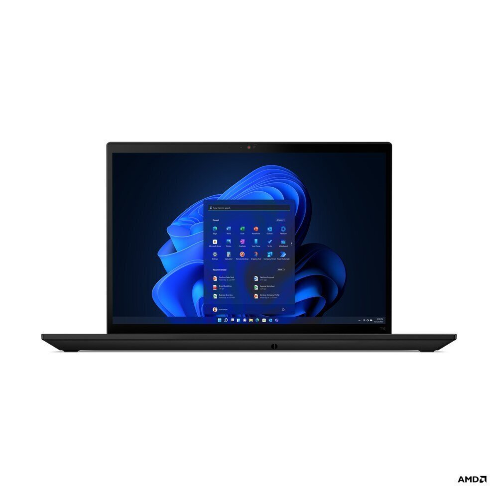 Lenovo ThinkPad T16 16" WUXGA AMD Ryzen 7 PRO 6850U 16 GB LPDDR5-SDRAM 512 GB SSD Wi-Fi 6E Windows 11 Pro hind ja info | Sülearvutid | kaup24.ee