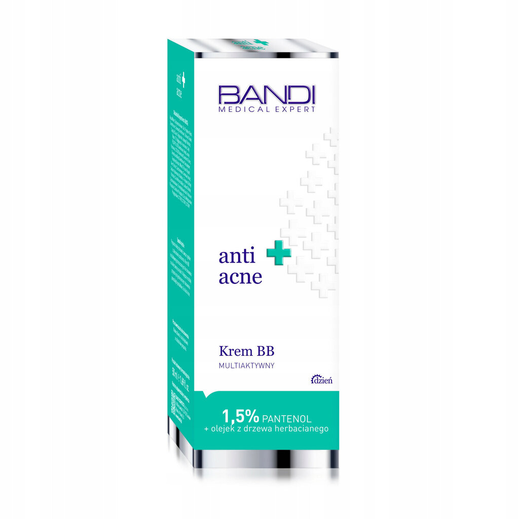 Bandi Anti Acne Multiactive BB Cream 50ml hind ja info | Jumestuskreemid, puudrid | kaup24.ee