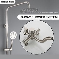 Dušisüsteem Bahar ShowerPro цена и информация | Душевые комплекты и панели | kaup24.ee