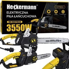 Бензопила Heckermann 3550 W + НАКЛЕЙКУ НЕ БРОСАЙТЕ цена и информация | Цепные пилы | kaup24.ee