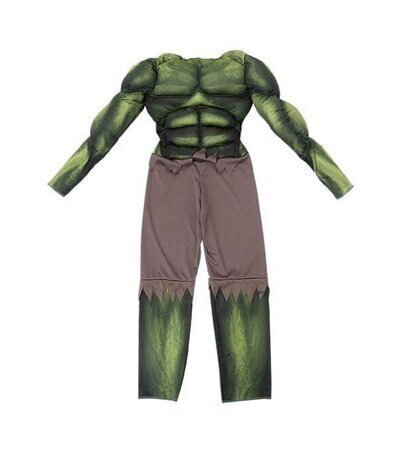 Hulk Avengersi kostüüm rusika ja maskiga, 110-116 hind ja info | Karnevali kostüümid | kaup24.ee