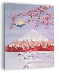 Maalimine numbrite järgi Winder Arts "Fujiyama", 40x50cm hind ja info | Maalid numbri järgi | kaup24.ee