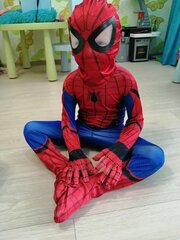 Костюм Spiderman, синий/красный цена и информация | Карнавальные костюмы | kaup24.ee