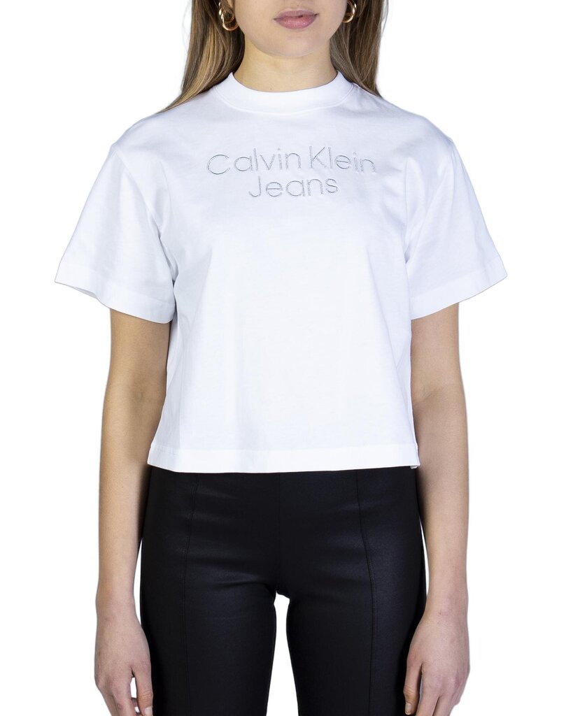 T-särk naistele Calvin Klein Jeans, valge цена и информация | Naiste T-särgid, topid | kaup24.ee