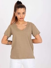 Женская темно-хаки блузка больших размеров цена и информация | Женские футболки | kaup24.ee