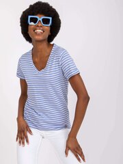 голубая хлопковая футболка для женщин stitch & soul цена и информация | Женские футболки | kaup24.ee