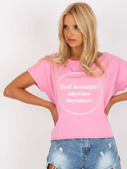 Женская футболка Kinga, розовая цена и информация | Женские футболки | kaup24.ee