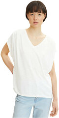 T-särk naistele Tom Tailor 1031232, valge hind ja info | Naiste T-särgid | kaup24.ee