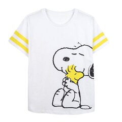 Футболка с коротким рукавом женская Snoopy, белая цена и информация | Женские футболки | kaup24.ee