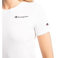 Crewneck t-shirt champion legacy for women's white 114912ww001 114912WW001 цена и информация | Женские футболки | kaup24.ee