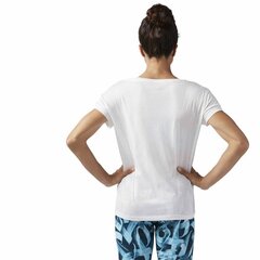 T-särk naistele Reebok Floral Easy Crossfit, valge hind ja info | Naiste T-särgid, topid | kaup24.ee