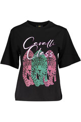 Женская футболка Cavalli Class, черная цена и информация | Футболка женская | kaup24.ee