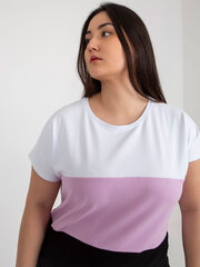 блузка rv-bz-8778.48 белая/фиолетовая/черная цена и информация | Футболка женская | kaup24.ee