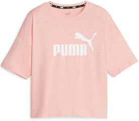 Puma Футболки Ess Cropped Logo Pink 586866 67 586866 67/L цена и информация | Женские футболки | kaup24.ee