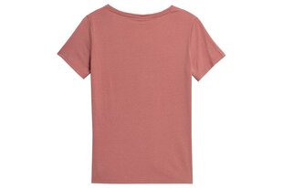 Женская футболка 4F розовая (размер M) - новинка! цена и информация | Футболка женская | kaup24.ee