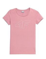 T-särk naistele 4F, roosa цена и информация | Женские футболки | kaup24.ee