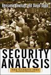 Security Analysis: The Classic 1940 Edition 2nd edition hind ja info | Majandusalased raamatud | kaup24.ee