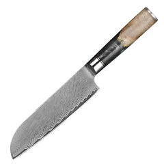 Vinox nuga Damascus Santoku, 17 cm цена и информация | Ножи и аксессуары для них | kaup24.ee