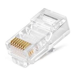 RJ45 Modular Plug for UTP CAT6, 100 pcs цена и информация | Кабели и провода | kaup24.ee