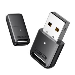 Bluetooth aдаптер Ugreen CM591 Bluetooth 5.3 черный цена и информация | Адаптеры и USB-hub | kaup24.ee