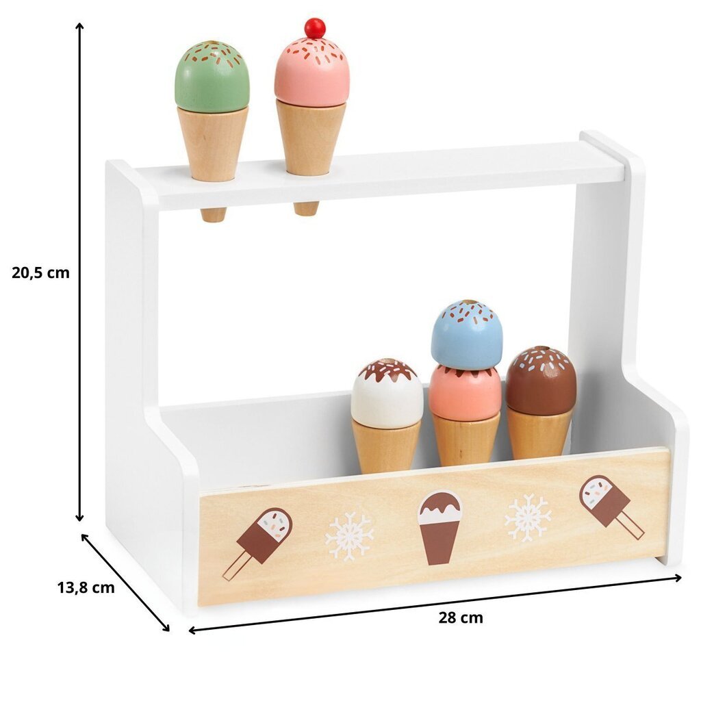 Puidust jäätisepood - jäätisesalong hind ja info | Tüdrukute mänguasjad | kaup24.ee