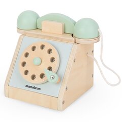 Puidust retro telefon - piparmünt hind ja info | Imikute mänguasjad | kaup24.ee