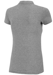 Короткорукавная женская футболка Polo 4F, серый меланж, размер L H4Z22_TSD356_SREDNI_SZARY_MELANZ_L цена и информация | Женские футболки | kaup24.ee