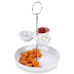 Фарфоровая 2-ярусная тарелка, 22 см цена и информация | Посуда, тарелки, обеденные сервизы | kaup24.ee