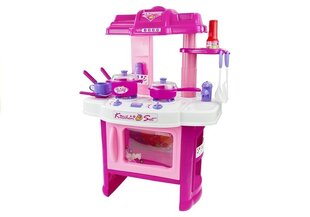 Mänguköök koos ahju ja tarvikutega, roosa hind ja info | Tüdrukute mänguasjad | kaup24.ee