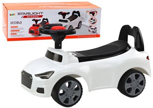 Самокат QX-3396 Lean Toys со спинкой, белый цена и информация | Игрушки для малышей | kaup24.ee