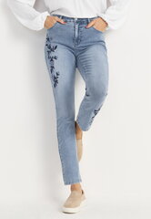 Cellbes naiste teksapüksid EMMY, sinine hind ja info | Naiste teksad | kaup24.ee