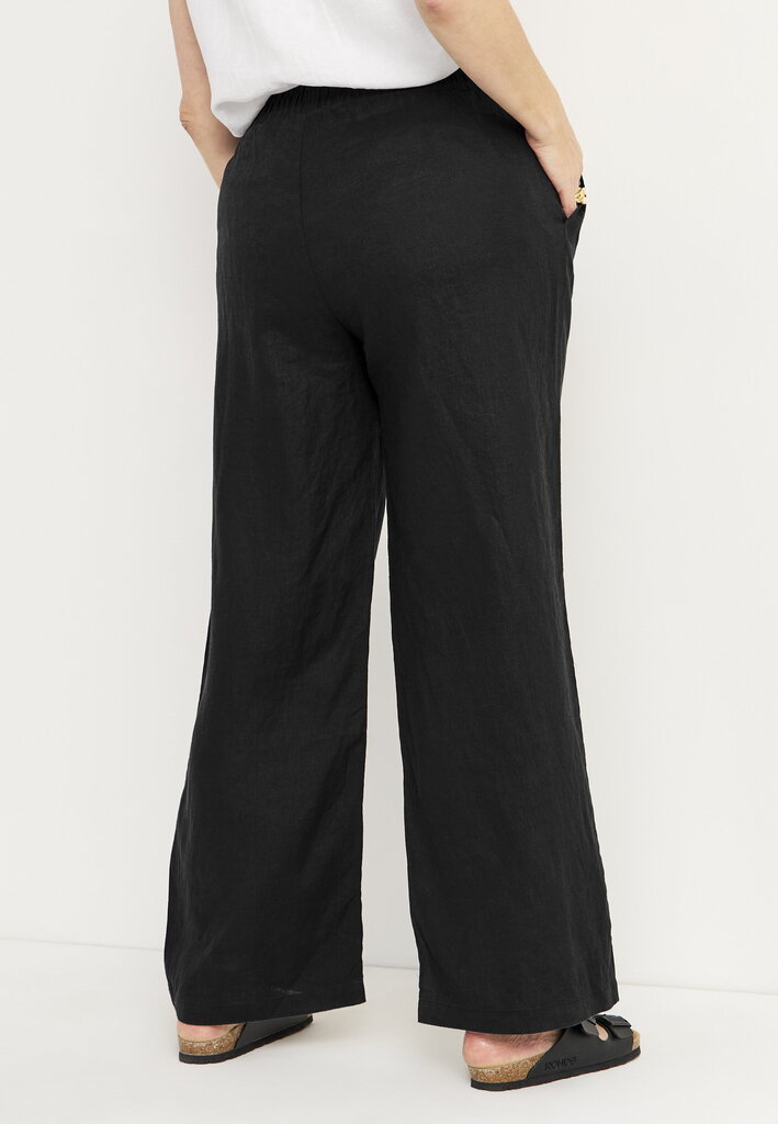 Cellbes naiste linasest püksid LO, must hind ja info | Naiste püksid | kaup24.ee