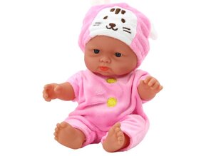 Кукла-младенец в розовой одежде Lean Toys Bunny Cap цена и информация | Игрушки для девочек | kaup24.ee