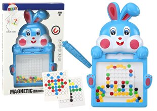 Magnetiline joonistustahvel pliiatsi ja mustritega Jänes, sinine hind ja info | Arendavad mänguasjad | kaup24.ee