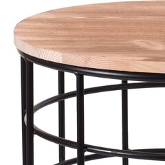 Металлический кофейный столик, 50x45 см цена и информация | Садовые столы и столики | kaup24.ee