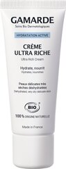 Увлажняющий крем для лица Gamarde Organic Active Moisturizing Ultra Rich Cream, 40 мл цена и информация | Кремы для лица | kaup24.ee